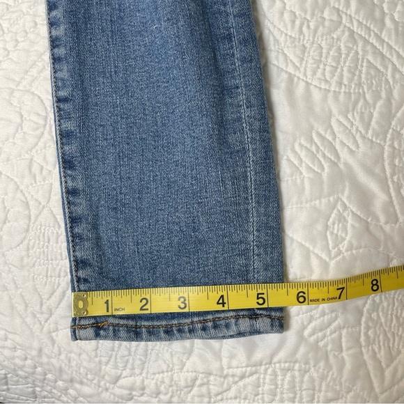 7 For All Mankind High Waist Ankle Skinny Jeans With Destroy Size 27 - Picture 10 of 12